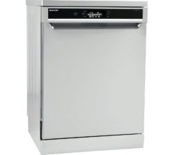 SHARP  QW-GT43F393I Full-size Dishwasher - White